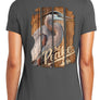 blue heron ladie's t-shirt