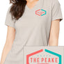 LADIES PEAKE V-NECK